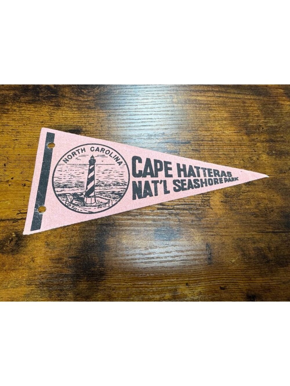Vintage Cape Hatteras National Seashore Park, North Carolina mini pennant